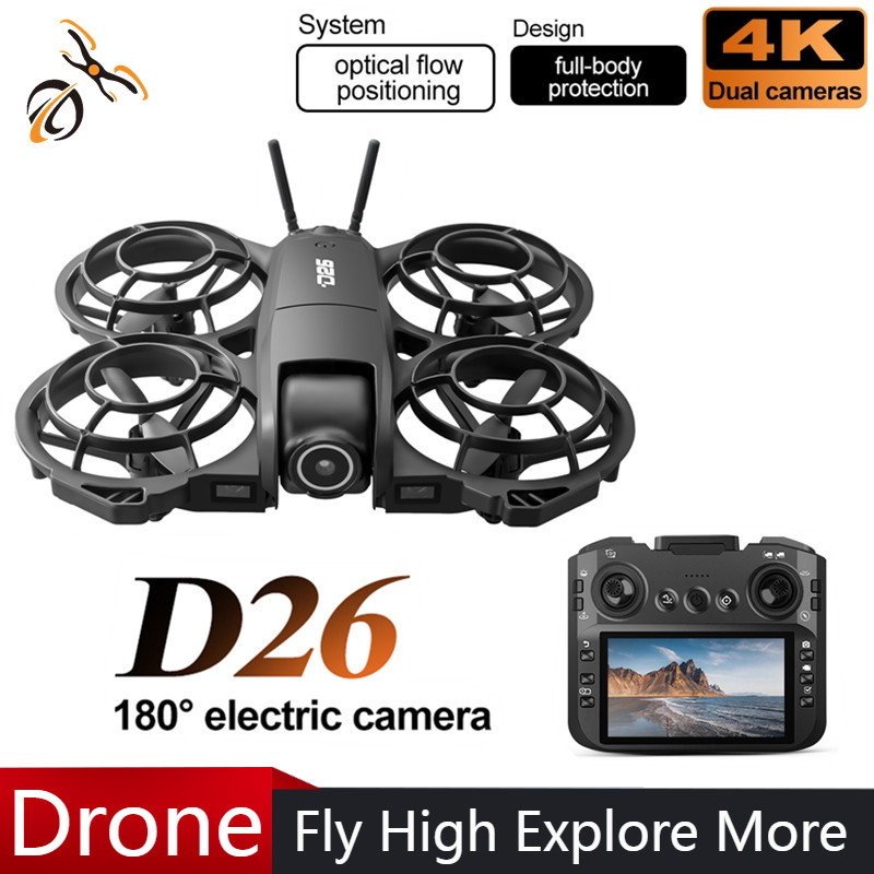 Dron D26 4K Aerial HD 180 °    – Drone Controller Screen recenzja i cena