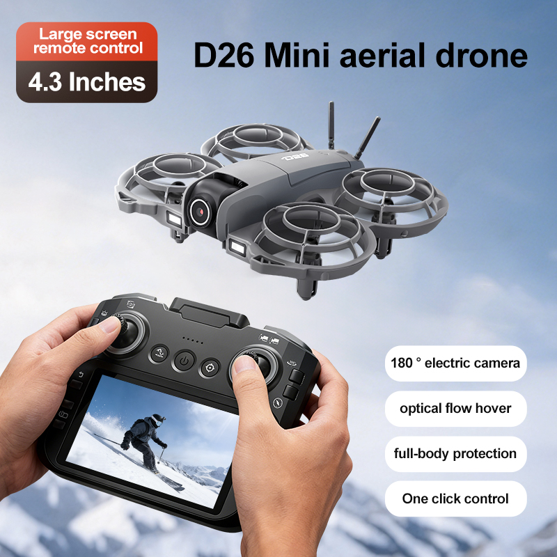 Dron D26 4K Aerial HD 180 °    – Drone Controller Screen recenzja i cena