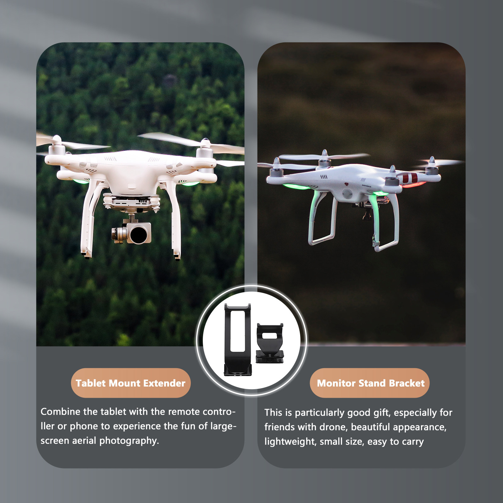 1 zestaw uchwytów na pilot do  – Drone Tablet Mount recenzja i cena